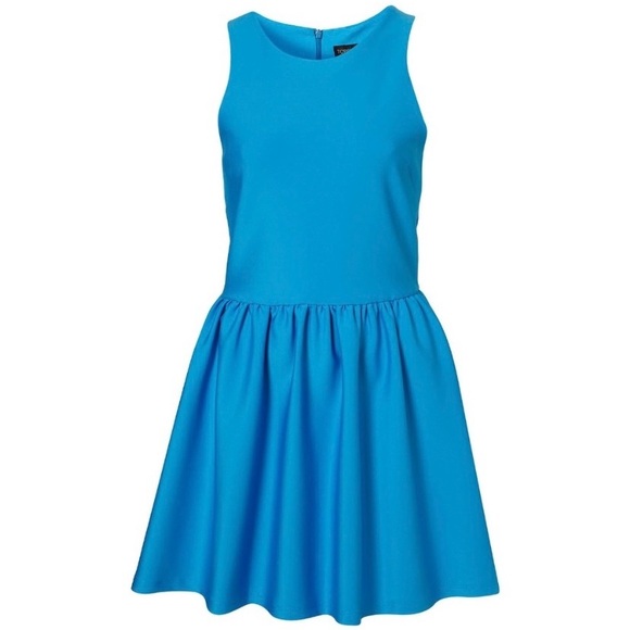 Topshop blue minidress. - Picture 4 of 7